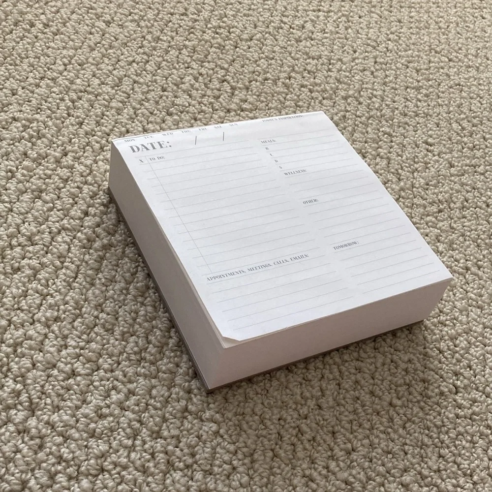 Planner Weekly Productivity Pad 500+ pages Lined Notepad Notebook To Do Lists